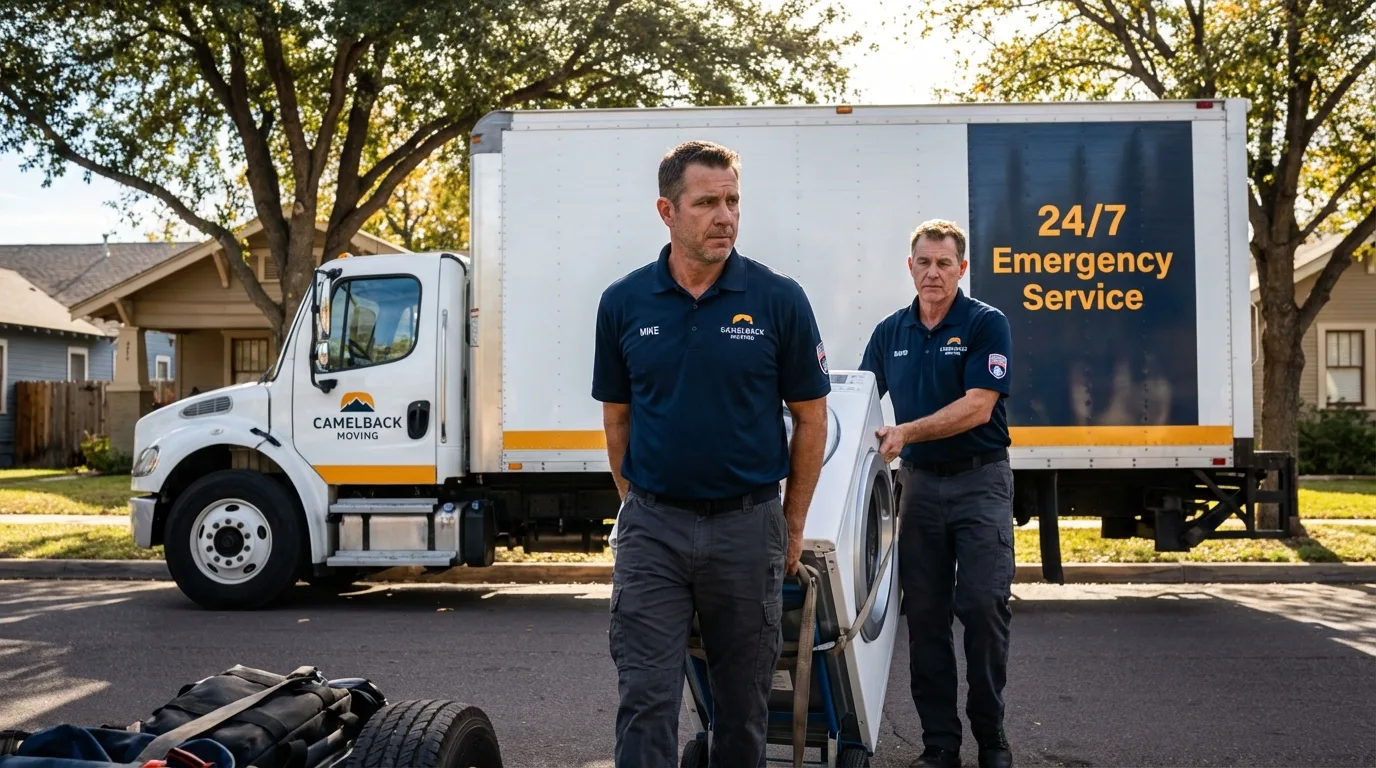 CamelBack Moving crew loading furniture in Lewisville, AR