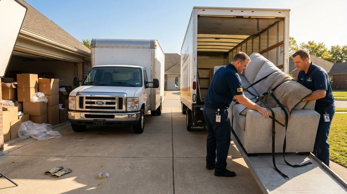 DIY truck vs professional crew comparison in Lewisville